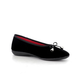 Chausson Semelflex noir forme ballerine