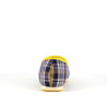 Chausson hiver fermé jaune et bleu fabriqué en France - Anjou-chaussures