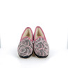 Chausson gris en textile Semelflex