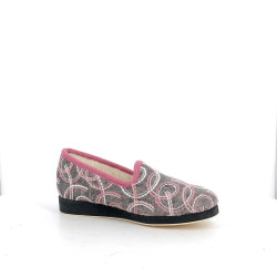 Chausson gris en textile Semelflex