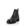 Bottines en cuir noir