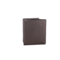 Portefeuille marron en cuir