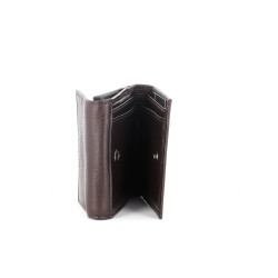 Portefeuille marron en cuir