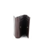 Portefeuille marron en cuir