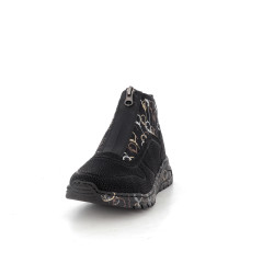 baskets montantes Rieker noires