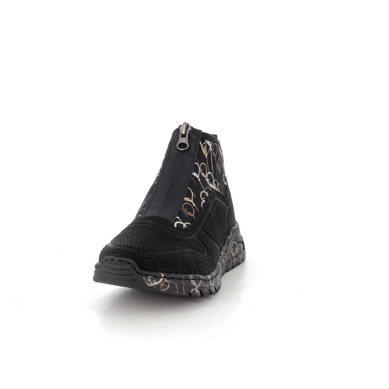 baskets montantes Rieker noires