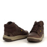 baskets montantes Caterpillar marron en cuir