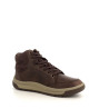 baskets montantes Caterpillar marron en cuir