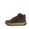 baskets montantes Caterpillar marron en cuir