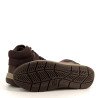baskets montantes Caterpillar marron en cuir