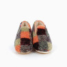 Chaussons orange Les Chaussons de Flo