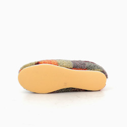 Chaussons orange Les Chaussons de Flo