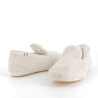 Chaussons écrus brillant Les Chaussons de Flo