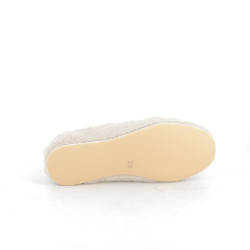 Chaussons écrus brillant Les Chaussons de Flo