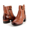 Bottines à talons, cuir marron Pikolinos