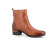 Bottines à talons, cuir marron Pikolinos