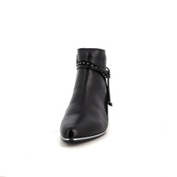 Bottines à talons en cuir Fugitive
