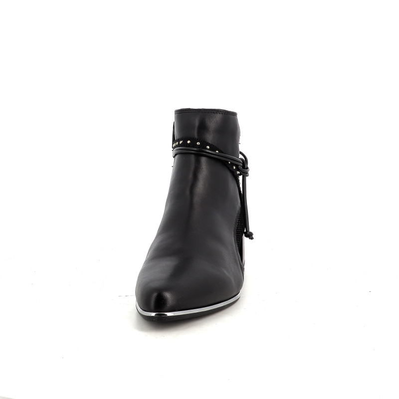 Bottines à talons en cuir Fugitive