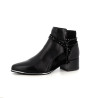 Bottines à talons en cuir Fugitive
