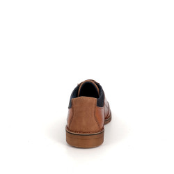 Derbys Bull boxer marron en cuir