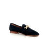 Mocassins en cuir velours bleu JB Martin