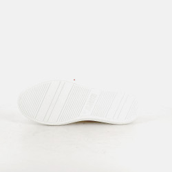 Baskets en cuir blan JB Martin