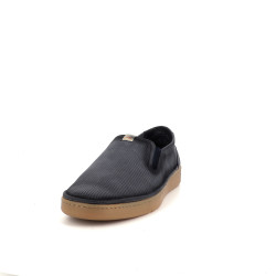 Mocassins en cuir bleu Fluchos