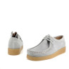Derbies en cuir bleu pâle &Other Step Shoes