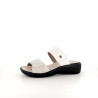 Mules en cuir blanc Westland