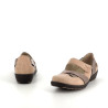 Ballerines en cuir beige Suave
