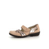 Ballerines en cuir beige Suave