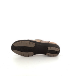 Ballerines en cuir beige Suave