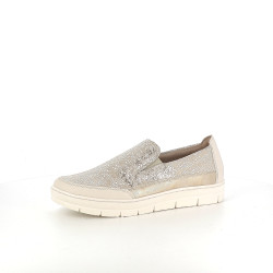 Mocassins en cuir beige Remonte