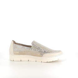 Mocassins en cuir beige Remonte