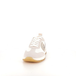 Baskets en cuir blanc Fugitive