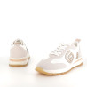 Baskets en cuir blanc Fugitive