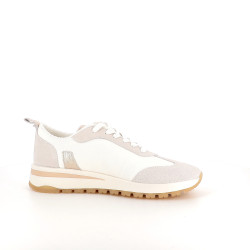 Baskets en cuir blanc Fugitive