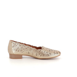 Ballerines en cuir dorées Mam Zelle