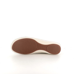 Derbys en cuir crème Pikolinos