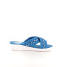 Mules en coton bleu Patrizia Azzi