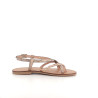 Sandales en cuir beige Les Tropéziennes