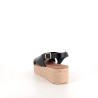 Nu-peids en cuir noir Encantto