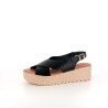 Nu-peids en cuir noir Encantto