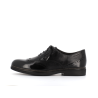 derby noir en cuir