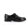 derby noir en cuir