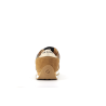 Basket en cuir marron city run jogger