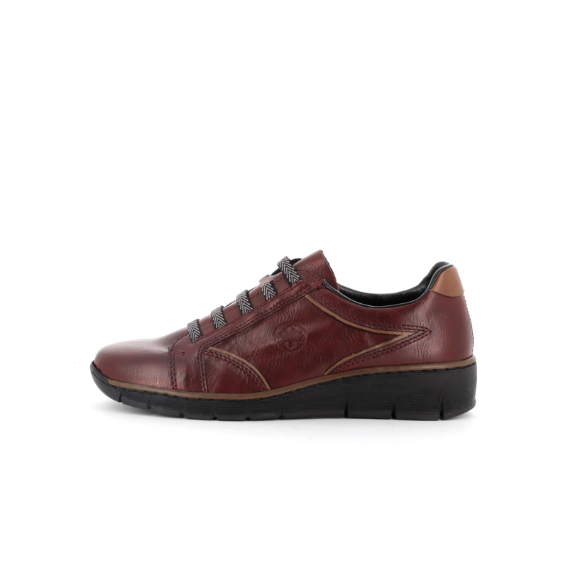 Basket rouge Rieker collection automne/ hiver - Anjou-chaussures