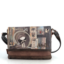 Sac à Main Anekke en Marron avec Bandoulière Synthétique