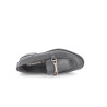 Mocassin noir en cuir
