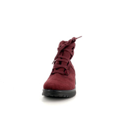Bootsen cuir rouge